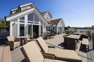 Lakeside deck- click for photo gallery